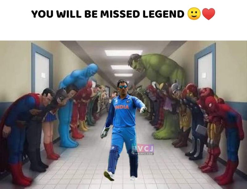 troll on dhoni retirement in international cricket