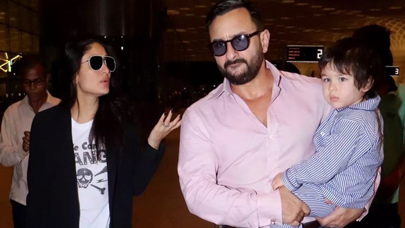 Kareena kapoor Kisses Husband Saif Ali Khan on His 50th Birthday KPG