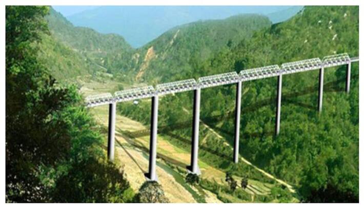 Railways constructing worlds tallest pier bridge in Manipur BSS Railways constructing worlds tallest pier bridge in Manipur BSS