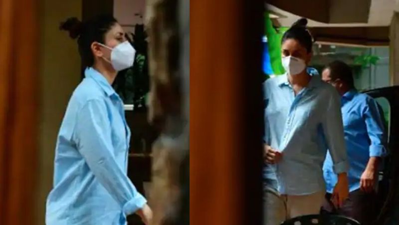 kareena kapoor spotted first time after announcing pregnancy bollywood actress hiding her baby bump KPJ