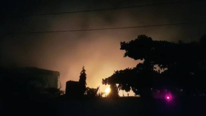 Explosion in chemical factory in Palghar Mumbai kpn Explosion in chemical factory in Palghar Mumbai kpn