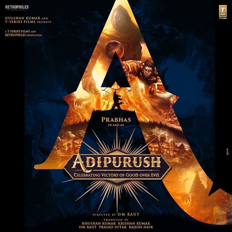Prabhas 22n d Movie Adipurush First look poster released