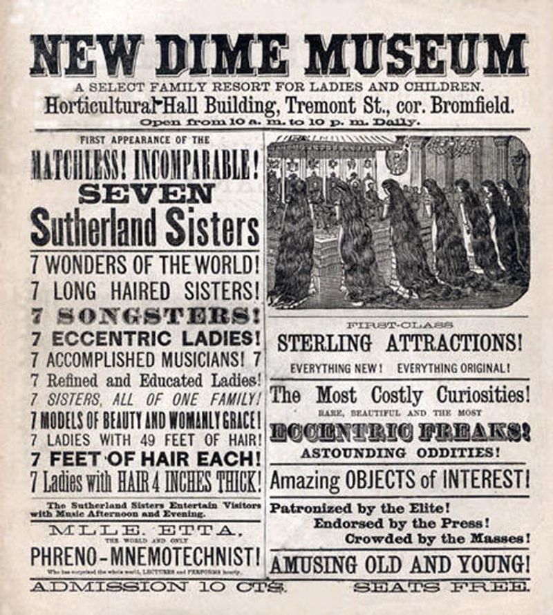 life of seven Seven Sutherland Sisters photos