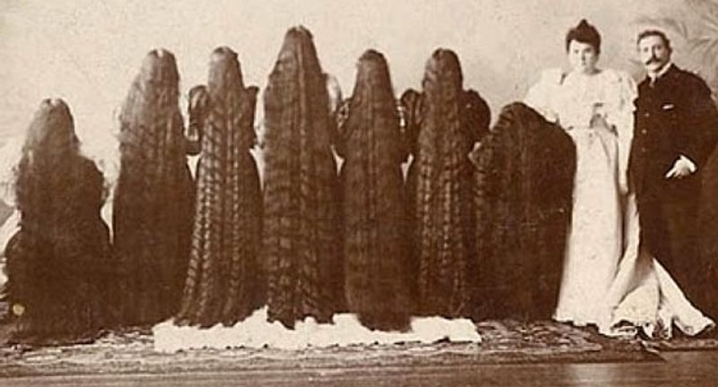 life of seven Seven Sutherland Sisters photos