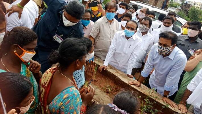 misters ktr and Etela Rajender conducted aerial survey in warangal misters ktr and Etela Rajender conducted aerial survey in warangal
