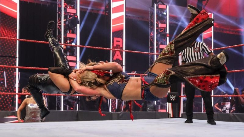 Natalya defeated Mickie James via count-out