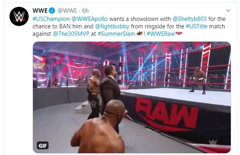 Apollo Crews defeated Shelton Benjamin; Shelton Benjamin won the 24/7 Championship