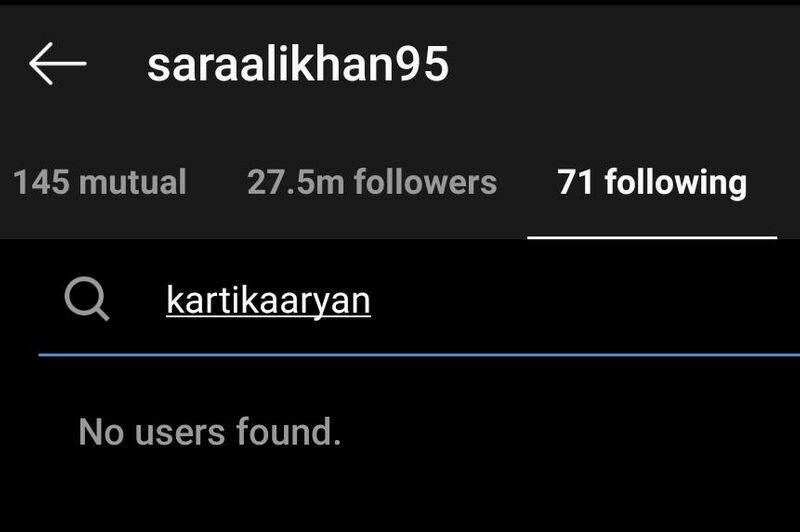 sara ali khan and kartik aaryan unfollow each other instagram months after release love aaj kal