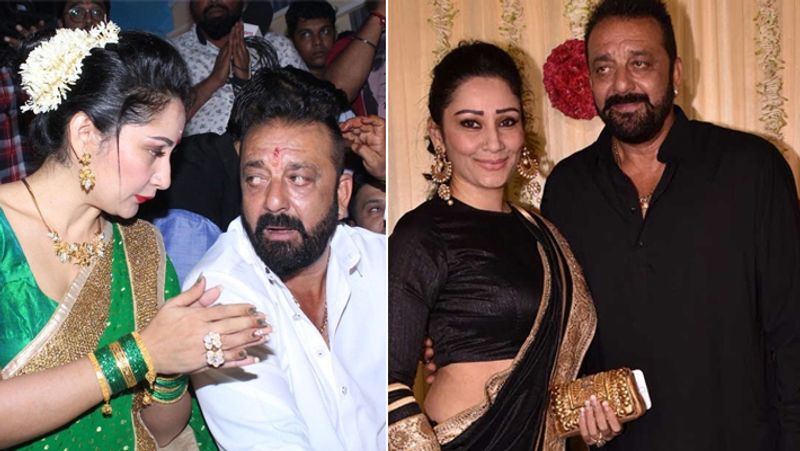 Sanjay Dutt and Maanayata Dutt celebrate Ganesh Chaturthi at home ADB