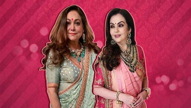 nita or tina ambani who wears most expensive and beautiful dresses on festival dva