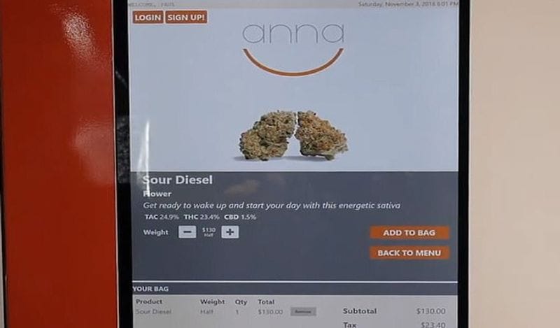 this atm disposes weed instead of money in just 1 minute shopping directly without broker kph
