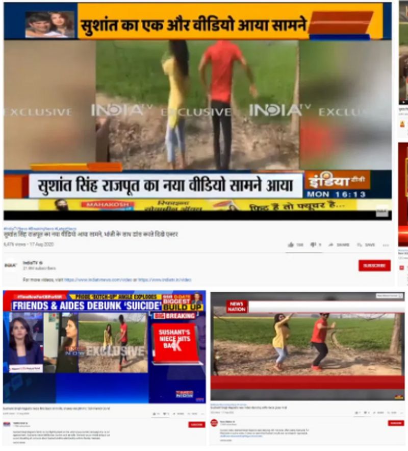 sushant singh rajput dancing with his choreographer manpreet toor media misreports saying her niece kpt