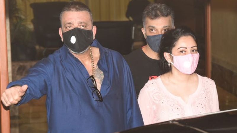 Sanjay Dutt and Maanayata Dutt celebrate Ganesh Chaturthi at home ADB