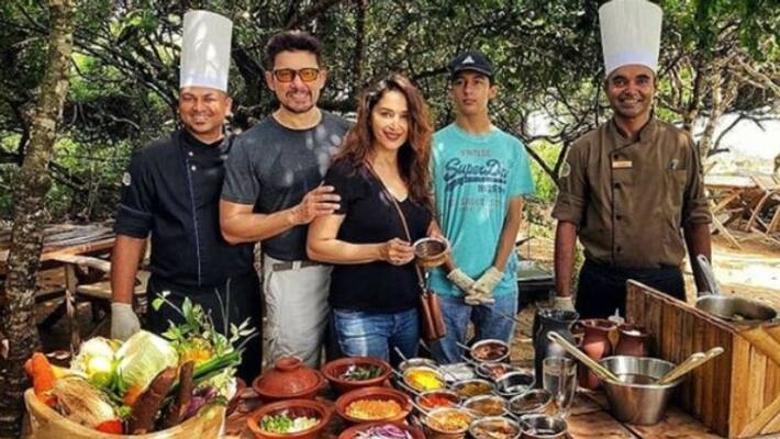 madhuri dixit shares throwback picture of cooking class madhuri dixit shares throwback picture of cooking class