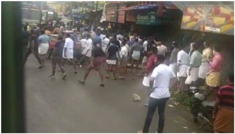 cpm Muslim league fight over fish selling in kozhikode perambra