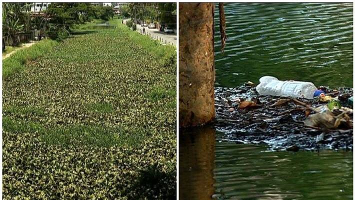 parvathi puthanar renovation work stops water log occur in trivandrum city parvathi puthanar renovation work stops water log occur in trivandrum city