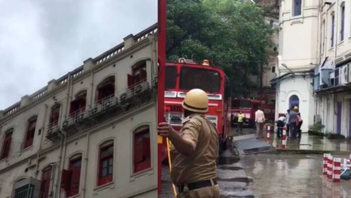 Fire breaks out at Parkstreet in Kolkata RTB Fire breaks out at Parkstreet in Kolkata RTB