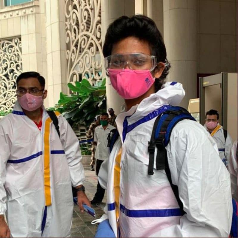 All the players will be quarantined for a week in their respective hotel rooms. Later, they will start training.