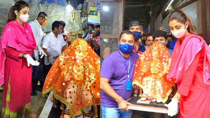 Shilpa Shetty and Neil Nitin Mukesh brings ganpati bappa to Their Home KPG