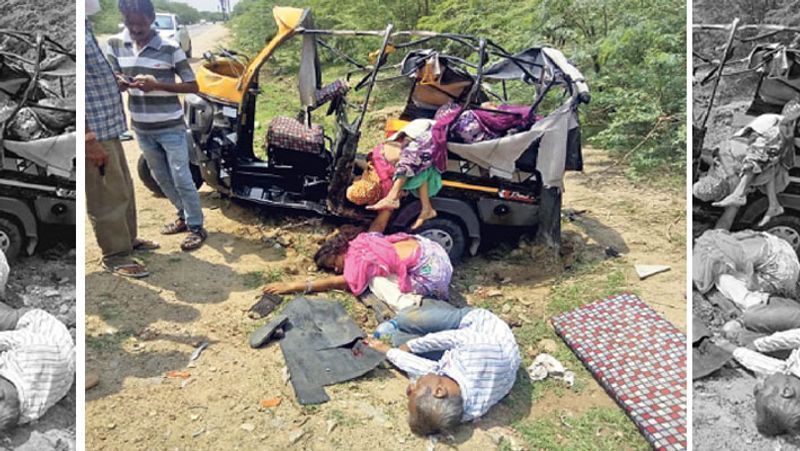 Road accident in India, 7-year-old child dies in a dangerous accident in alwar kpa