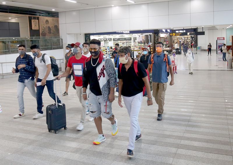 IPL 2020 Delhi Capitals leave for UAE see pictures apc
