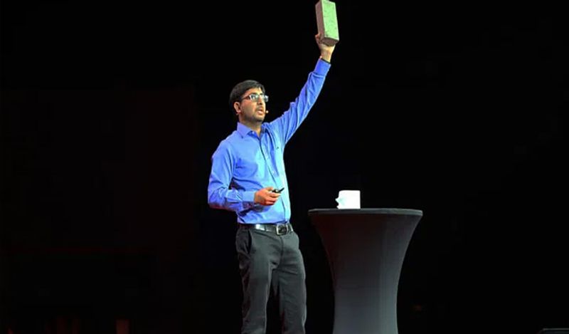 recycle man of india dr binish desai making bricks from used facemasks and ppe kits kph