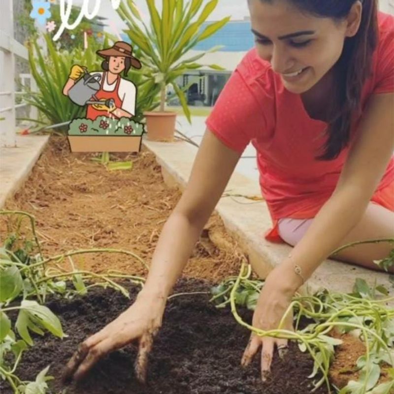 Samantha Lock down Work in Home photos going viral
