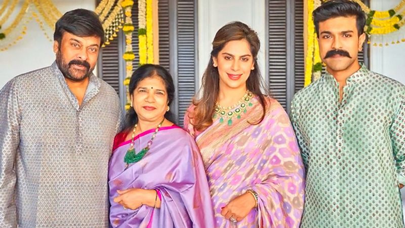 South Superstar Chiranjeevi Birthday and His Family Members KPG