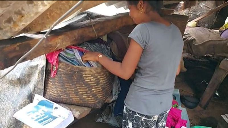 Network problem, Girl made a hut on the hill for online studies kpa
