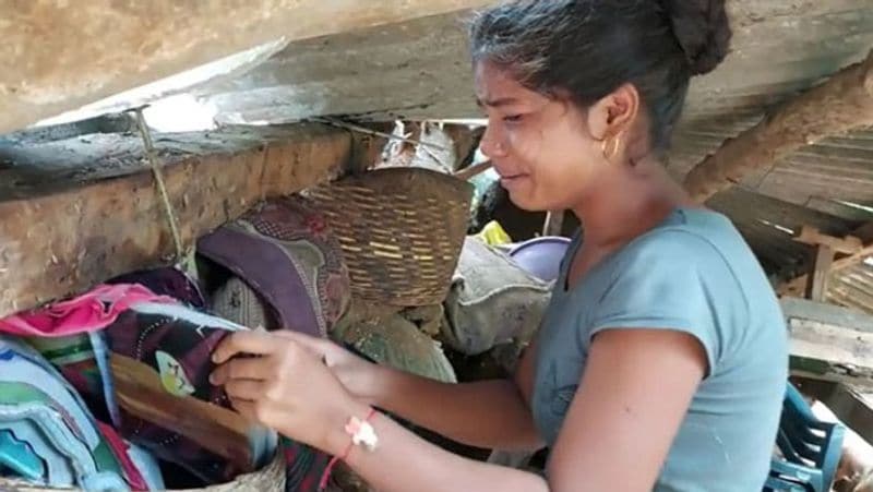 Network problem, Girl made a hut on the hill for online studies kpa