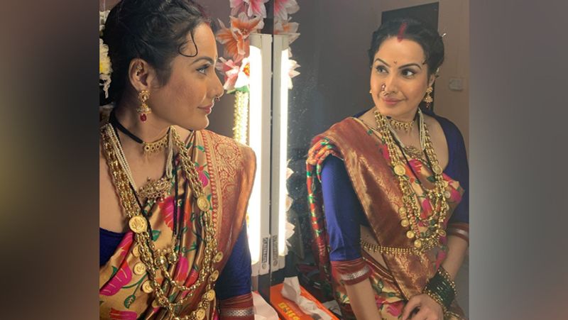 ganesh chaturthi 2020 kamya Panjabi Brings Ganpati Bappa At her home And celebrated See pictures KPY