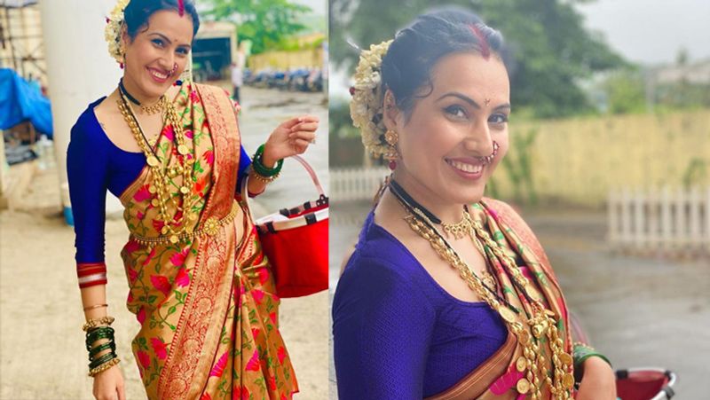 ganesh chaturthi 2020 kamya Panjabi Brings Ganpati Bappa At her home And celebrated See pictures KPY