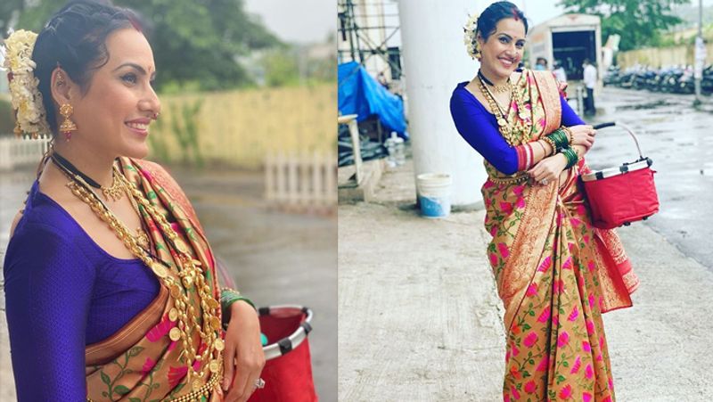 ganesh chaturthi 2020 kamya Panjabi Brings Ganpati Bappa At her home And celebrated See pictures KPY