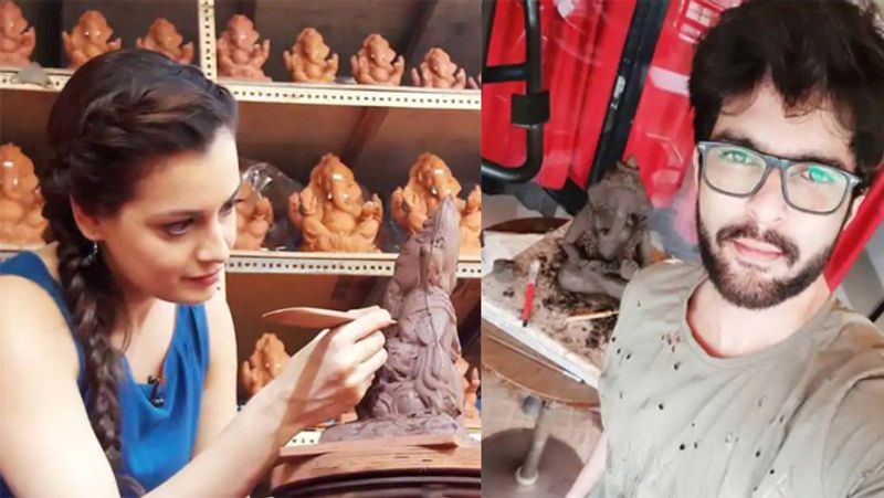 Ram Arun Govil and Sita Dipika Chikhaliya Celebrate Ganesh Chaturthi Festival KPG