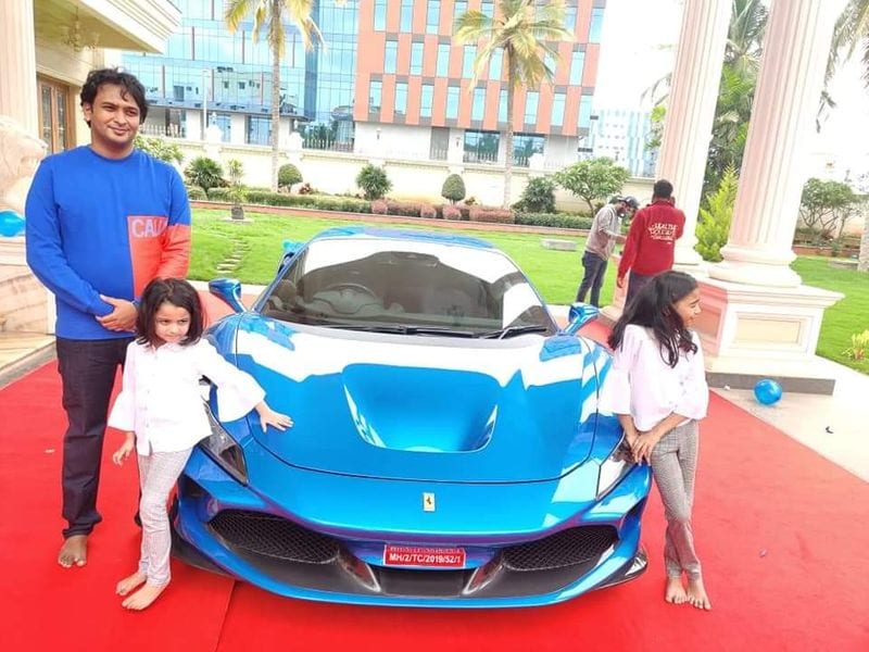 BJP MLC mtb nagaraj purchased expensive ferrari Car