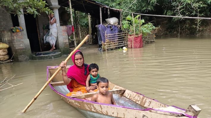 Rupranaran River Overflow, flood situatioan at Howrah ASB. Rupranaran River Overflow, flood situatioan at Howrah ASB.