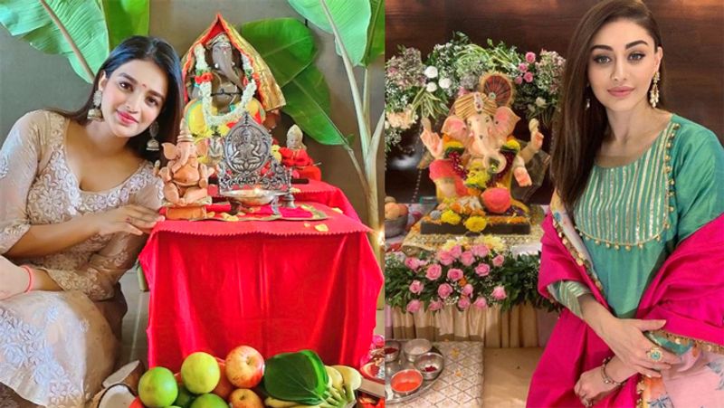 Gulshan Kumar Daughter in Law Divya Khosla Ganpati Bappa 2020 KPG