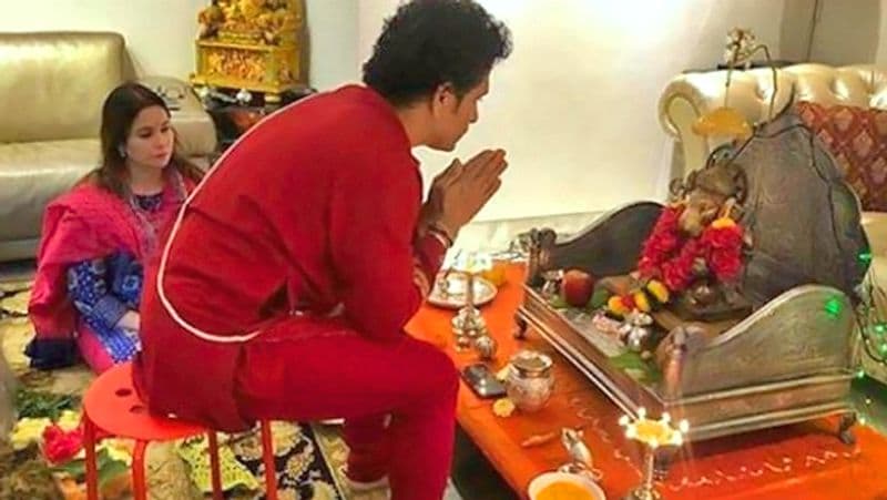 Sachin Tendulkar and other Celebs Celebrate Ganesh Chaturthi Festival 2020 KPG