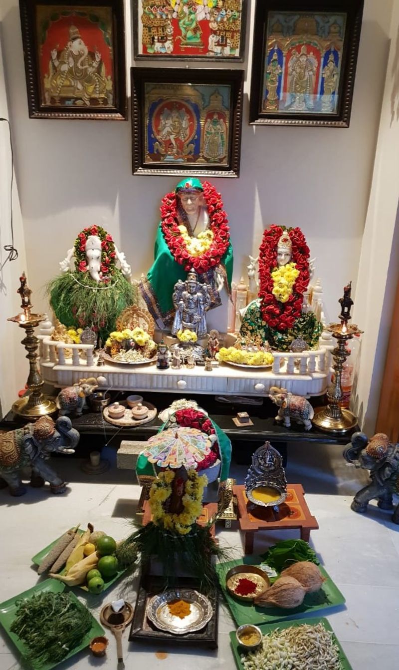 Celebrities Vinayagar Chaturthi Celebration Photo Collection