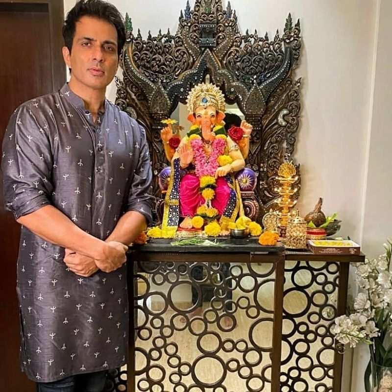 Celebrities Vinayagar Chaturthi Celebration Photo Collection