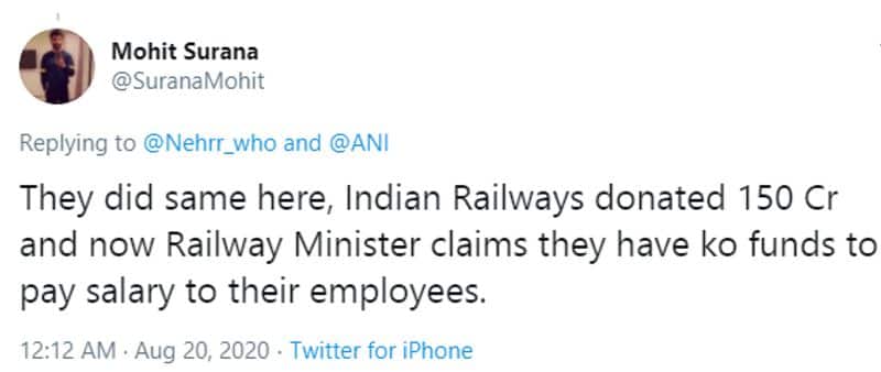 fact check on Railways holding salaries and pensions of employees