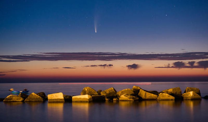 23 july morning huge threat from Earth averted as neowise comet crossed now will return after 6800 years kph