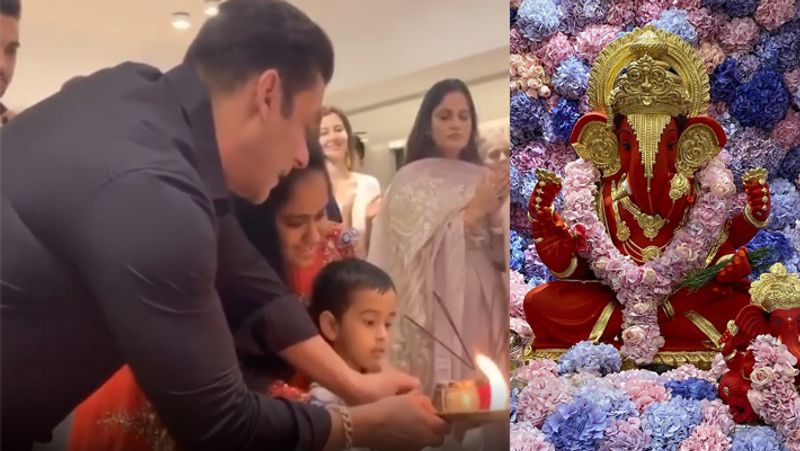 actor Salman khan angry during sister arpita khan ganesh visarjan RBD