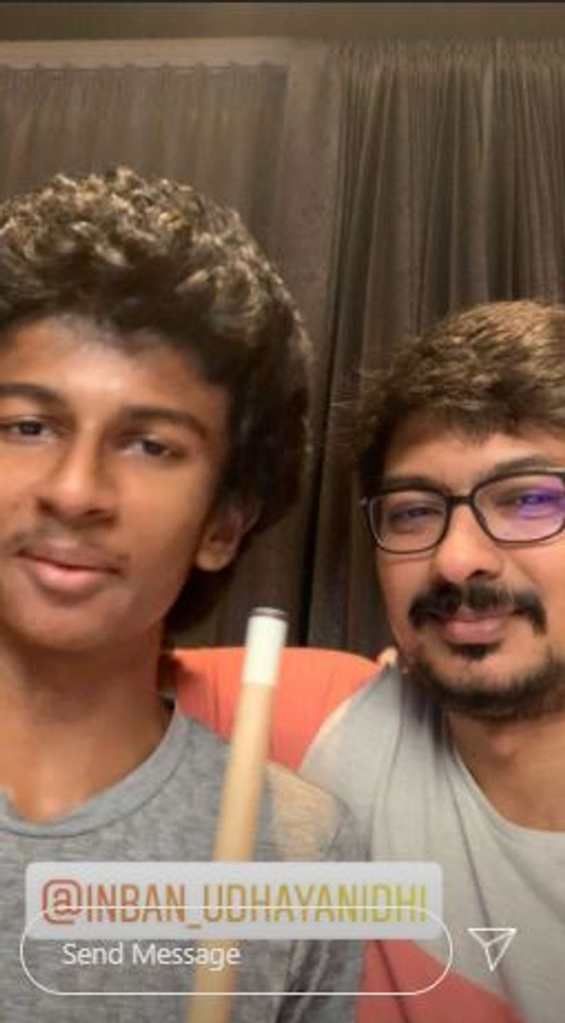 udhayanidhi stalin son inba udhayanidhi latest photo goes viral