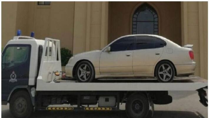 Man arrested for drifting his car in oman beach Man arrested for drifting his car in oman beach