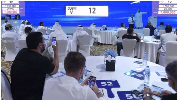 number plate sold for Dh 7 million in RTA's special number plate sold for Dh 7 million in RTA's special
