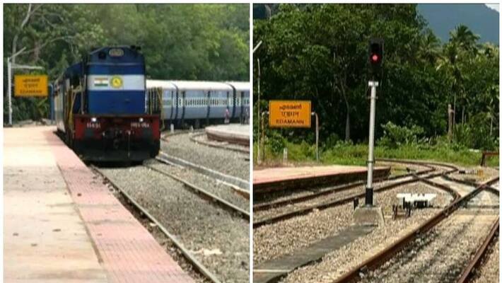 train derails three times in Punalur chengotta new Gage tracks train derails three times in Punalur chengotta new Gage tracks