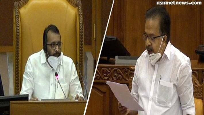 kerala assembly opposition against speaker kerala assembly opposition against speaker