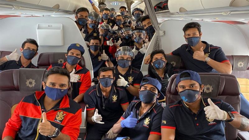 why royal challengers banglore team reached uae without captian virat kohli dva