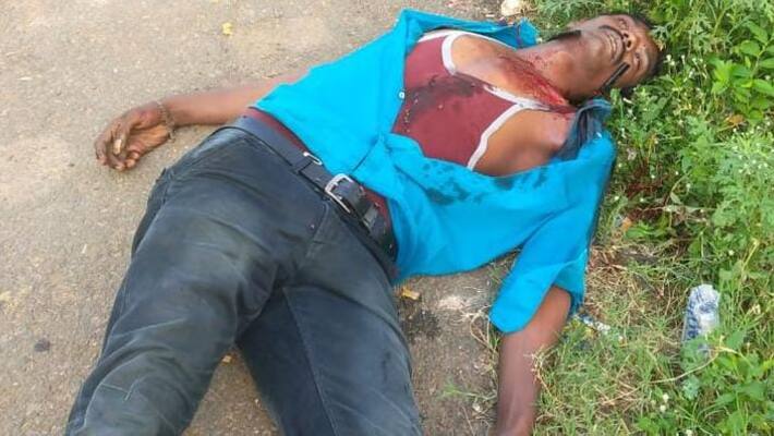 Youth killed at Vijayawada of Krishna district Youth killed at Vijayawada of Krishna district